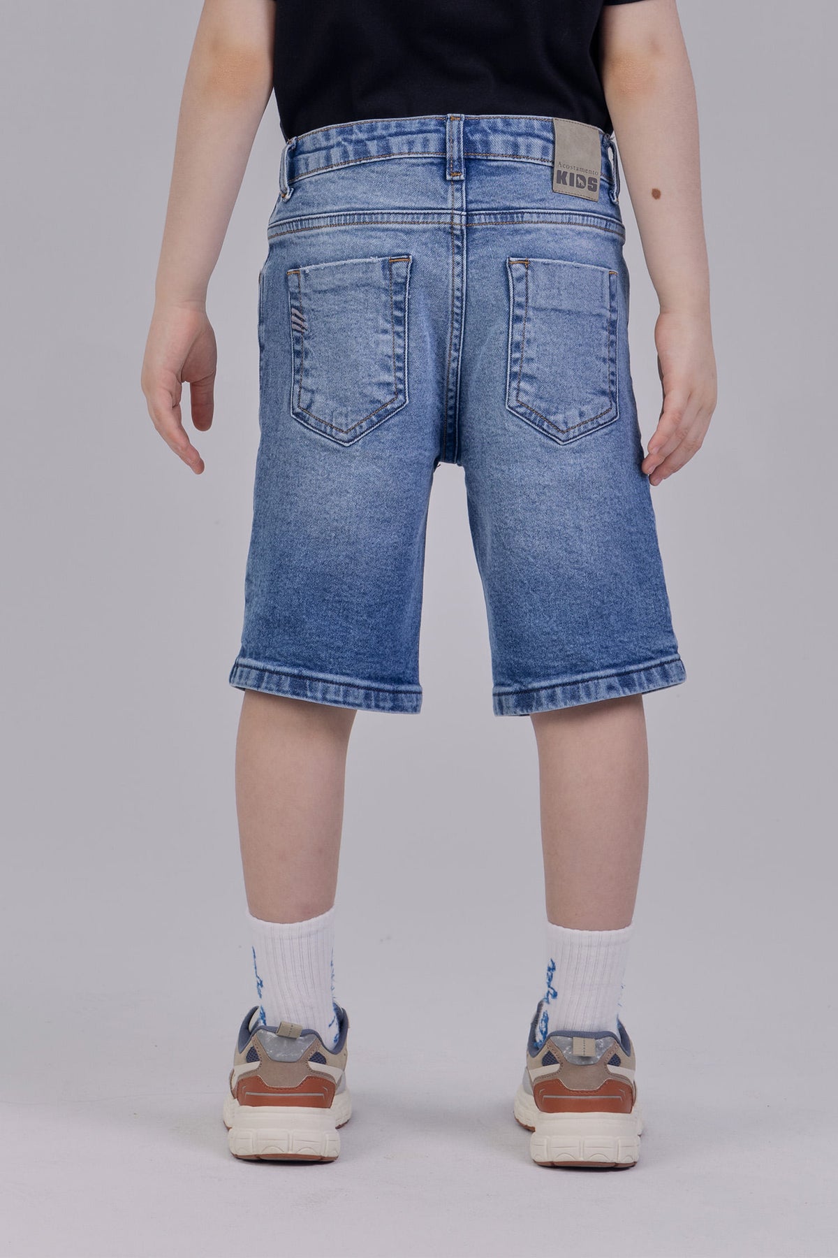 Bermuda Jeans Básica Menino Acostamento Next Jeans Intermediario
