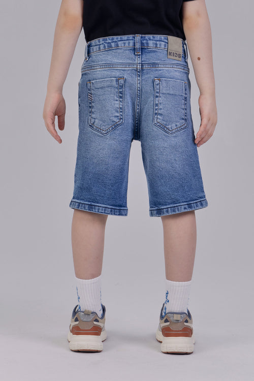 Bermuda Jeans Básica Menino Acostamento Next Jeans Intermediario
