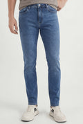 Calça Jeans Rock Com Elastano Masculina Acostamento Jeans Intermediario