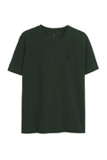 Camiseta Essential Casual Masculina Oversize Acostamento Verde Nativo