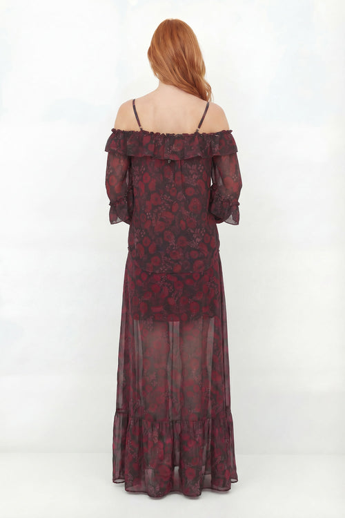 Blusa Fashion Estampada ACT Feminina Velvet Garden