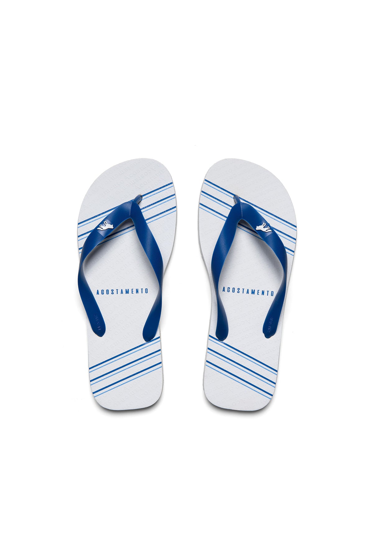 Chinelo Linha Curva Masculino Acostamento Branco