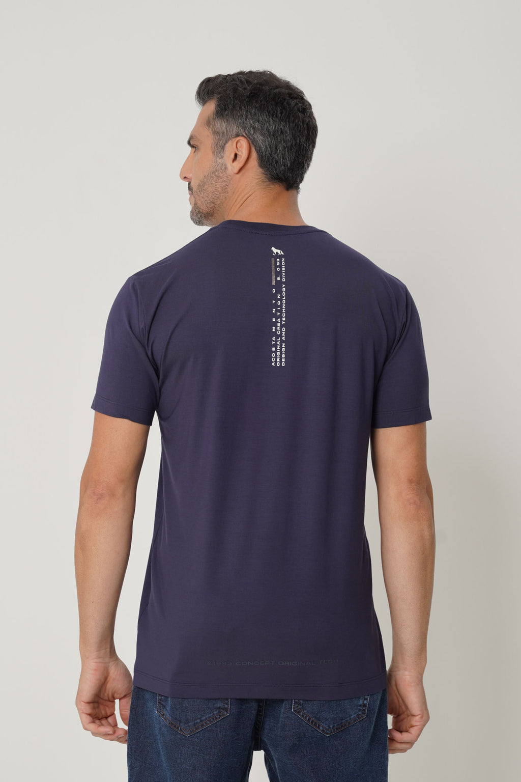 Camiseta Tech Modal Urban Masculina Acostamento Marinho
