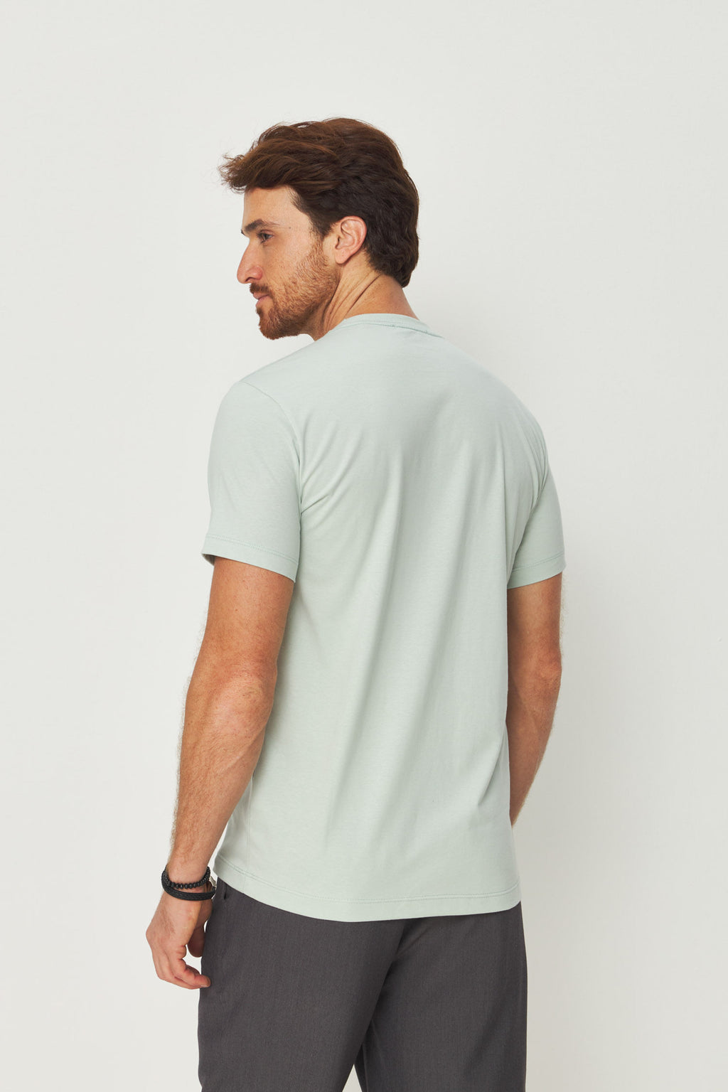 Camiseta Estampa Lobo Pontilhado Masculina Acostamento Verde Cidreira