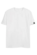 Camiseta Silk Manga Masculina Oversize Acostamento Branco