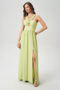 Vestido Longo Princess Feminino Acostamento Citrino