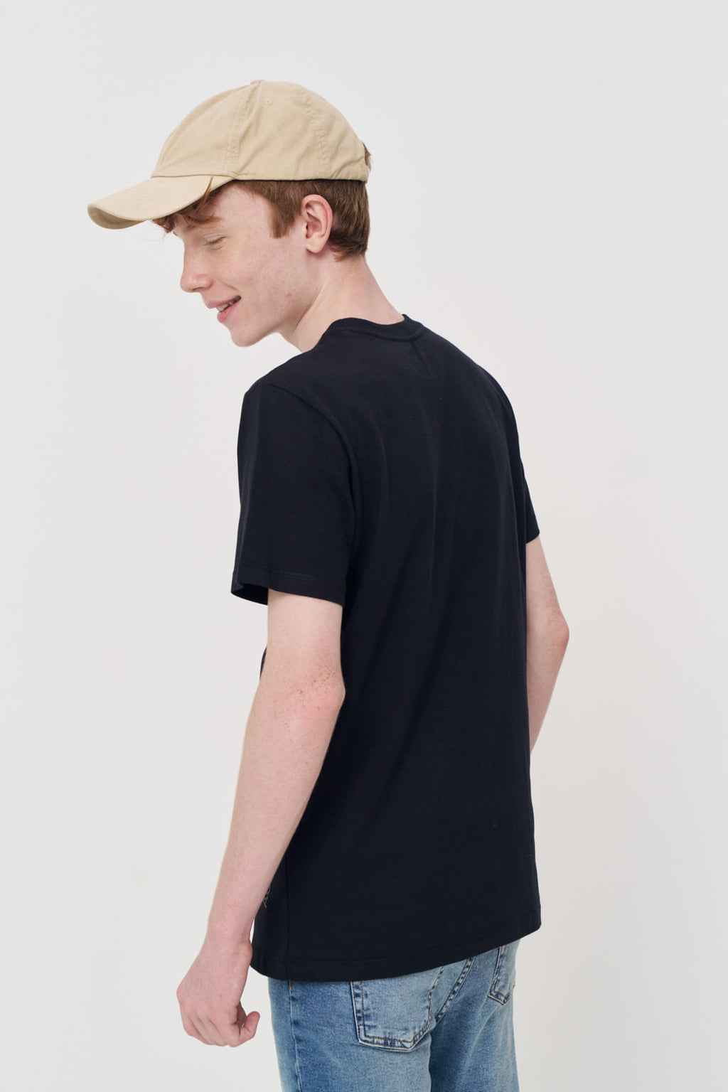 Camiseta Estampa Lateral Menino Acostamento Next Preto