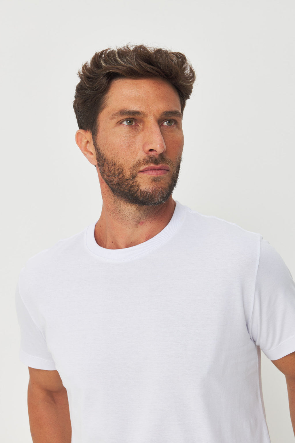 Camiseta Estampa Lobo Central Masculino Acostamento Branco