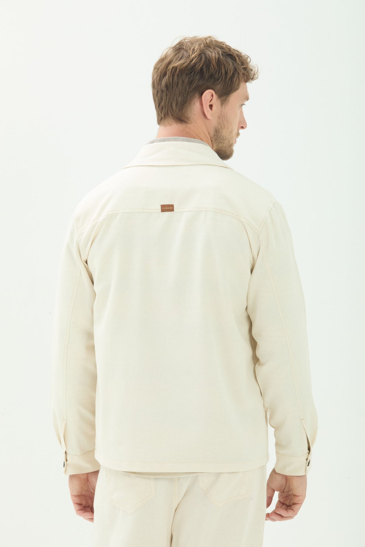 Jaqueta Overshirt Masculina Acostamento Natural