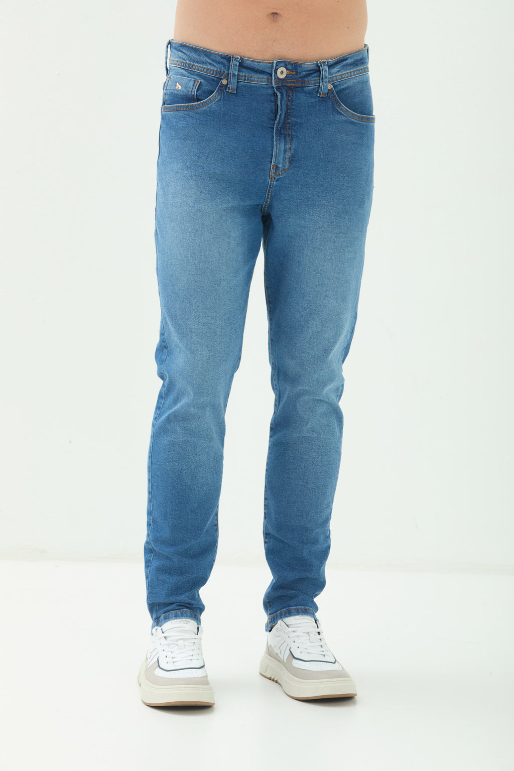 Calça Jeans Skinny Masculina Acostamento Jeans Intermediario