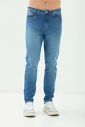 Calça Jeans Skinny Masculina Acostamento Jeans Intermediario