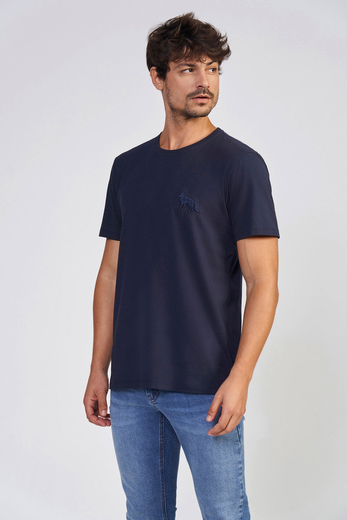 Camiseta Bordado Max Masculina Acostamento Verde Militar