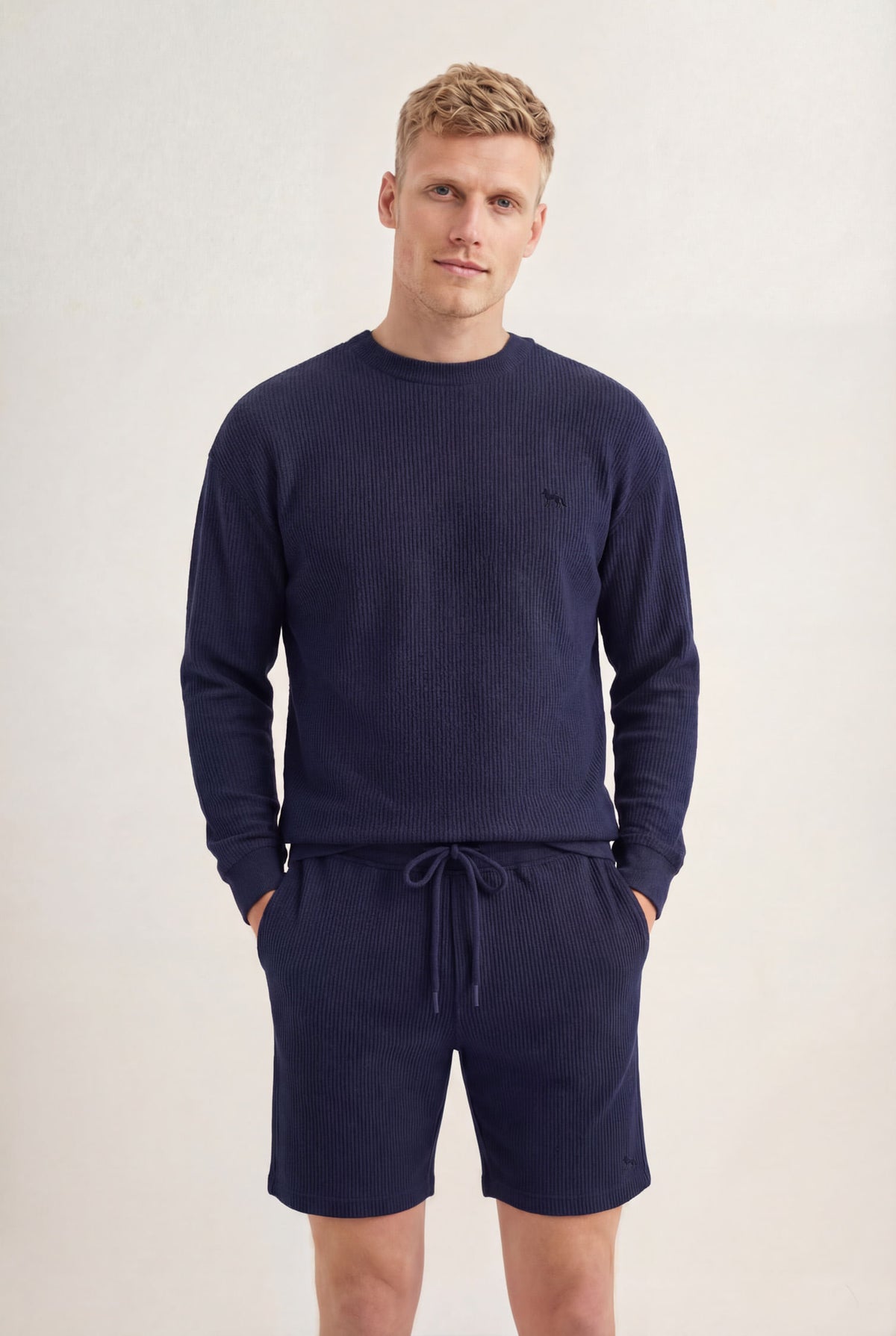 Blusao Texturizado Masculino Acostamento Marinho