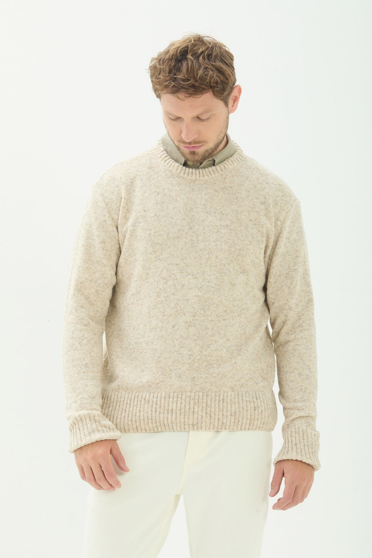 Suéter Tricot Masculino Acostamento Off White