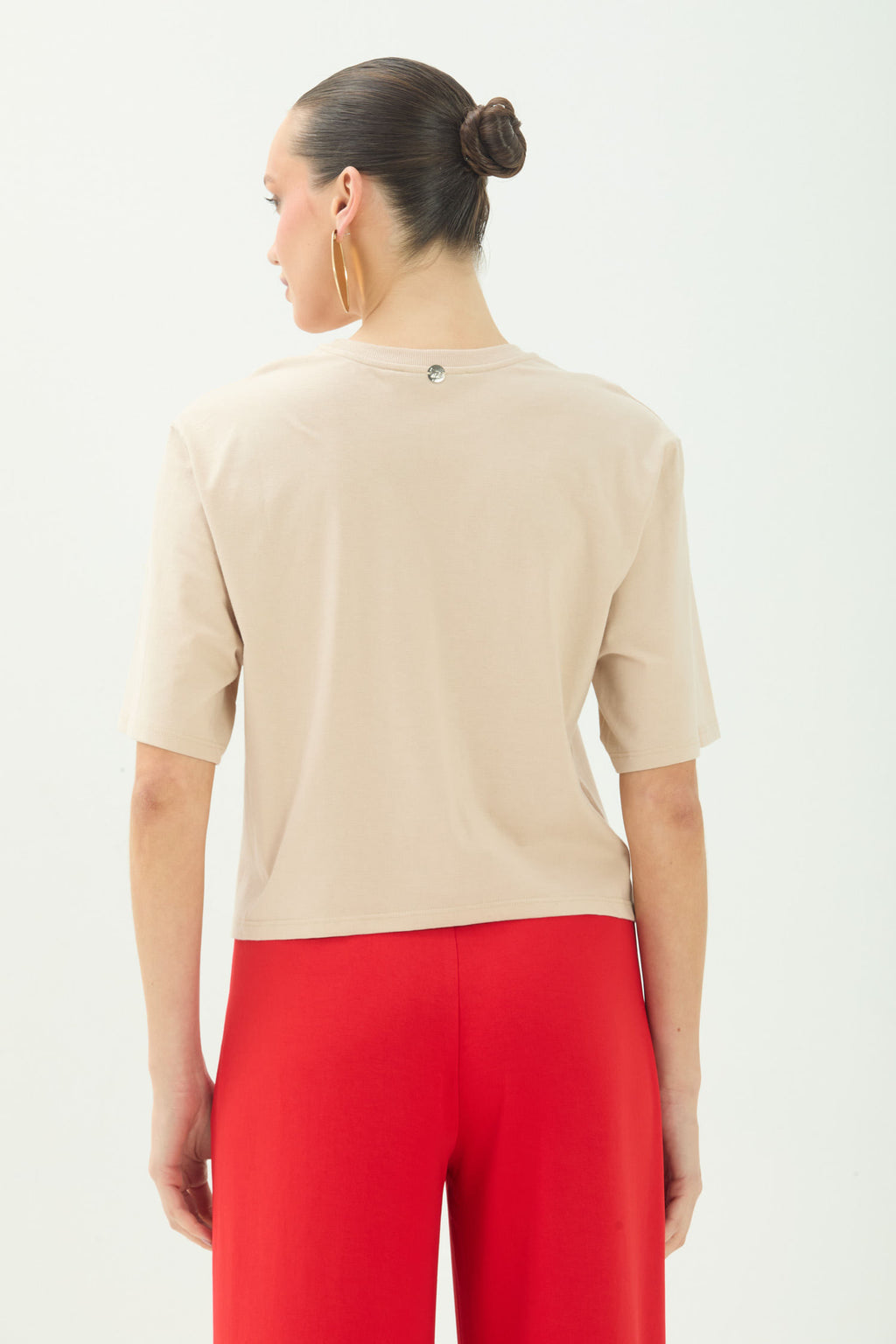 T-Shirt Over ACT Feminino Sand