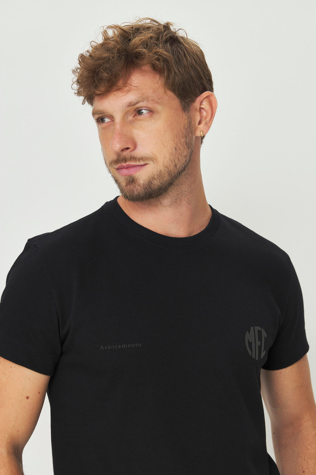 Camiseta Básica Mirassol Masculina Acostamento Preto
