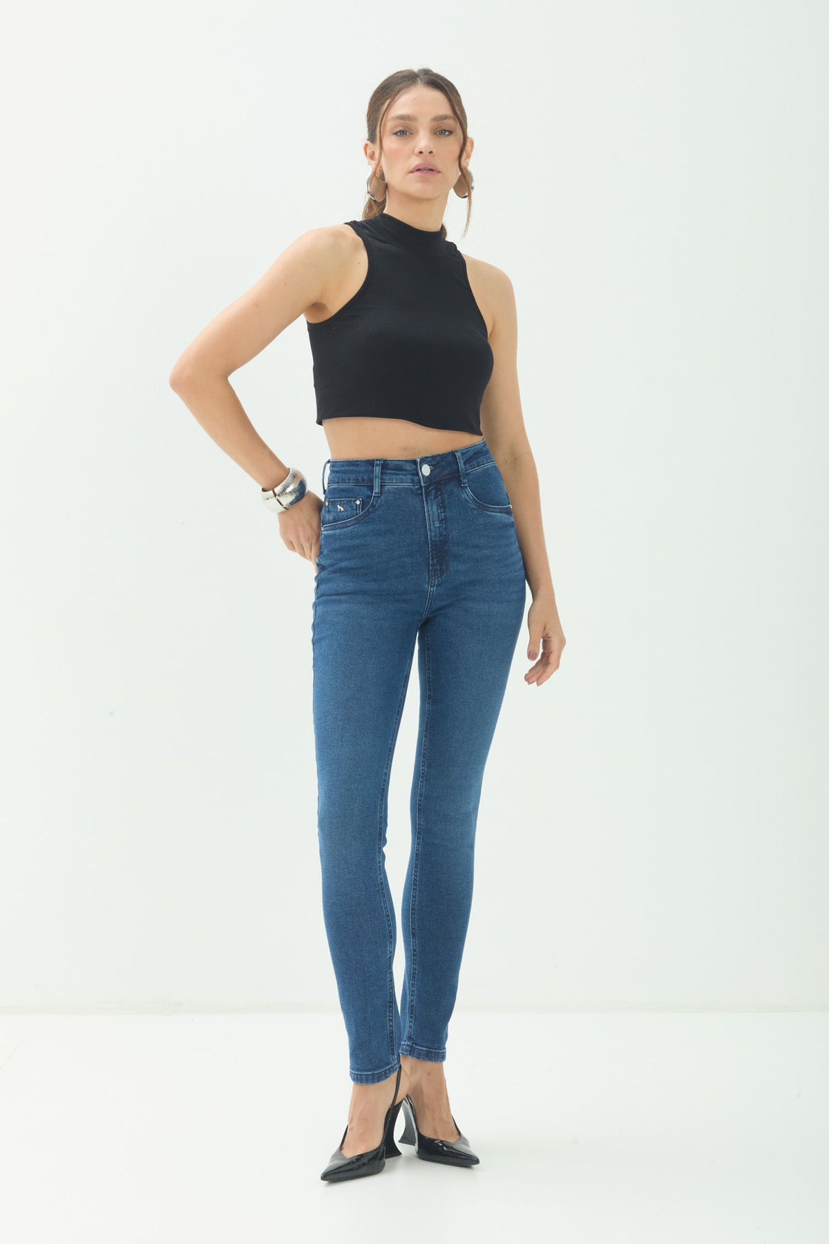 Calça Jeans Sculpted ACT Feminina Jeans Intermediario