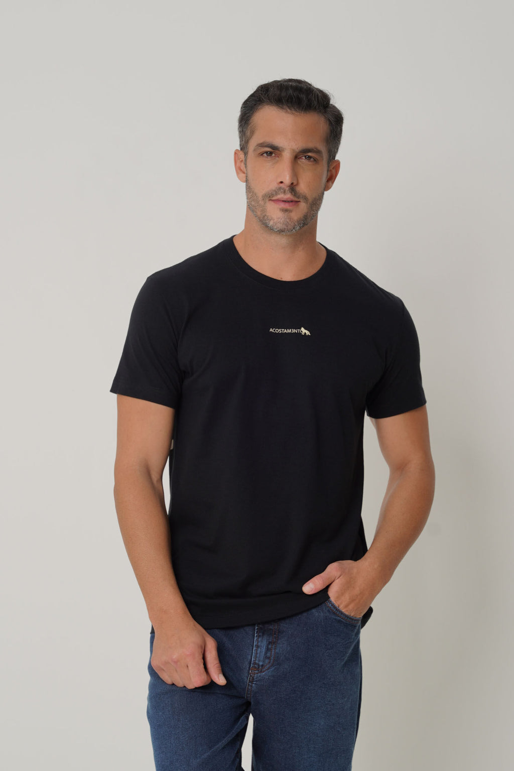 Camiseta Wolf Urban Masculina Acostamento Preto