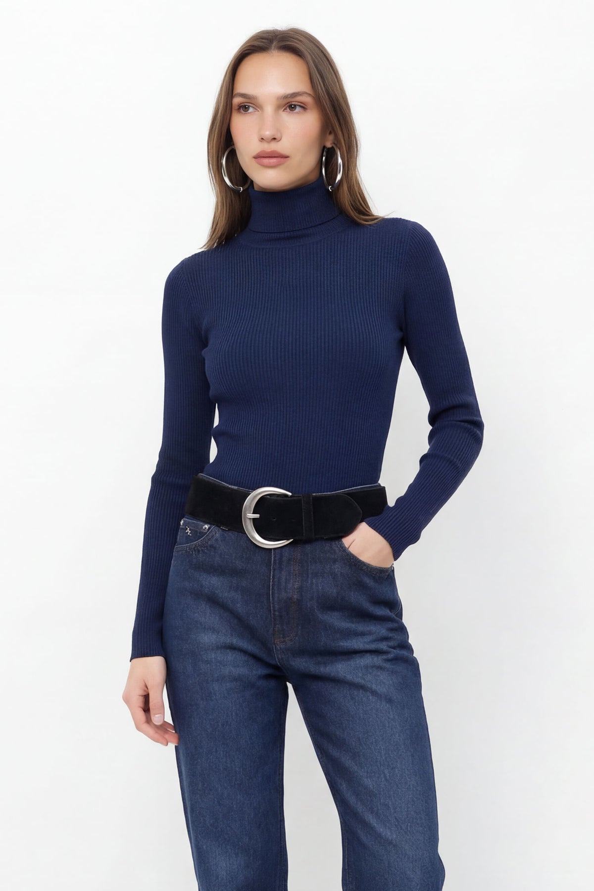 Body Gola Alta ACT Feminino Royal Blue