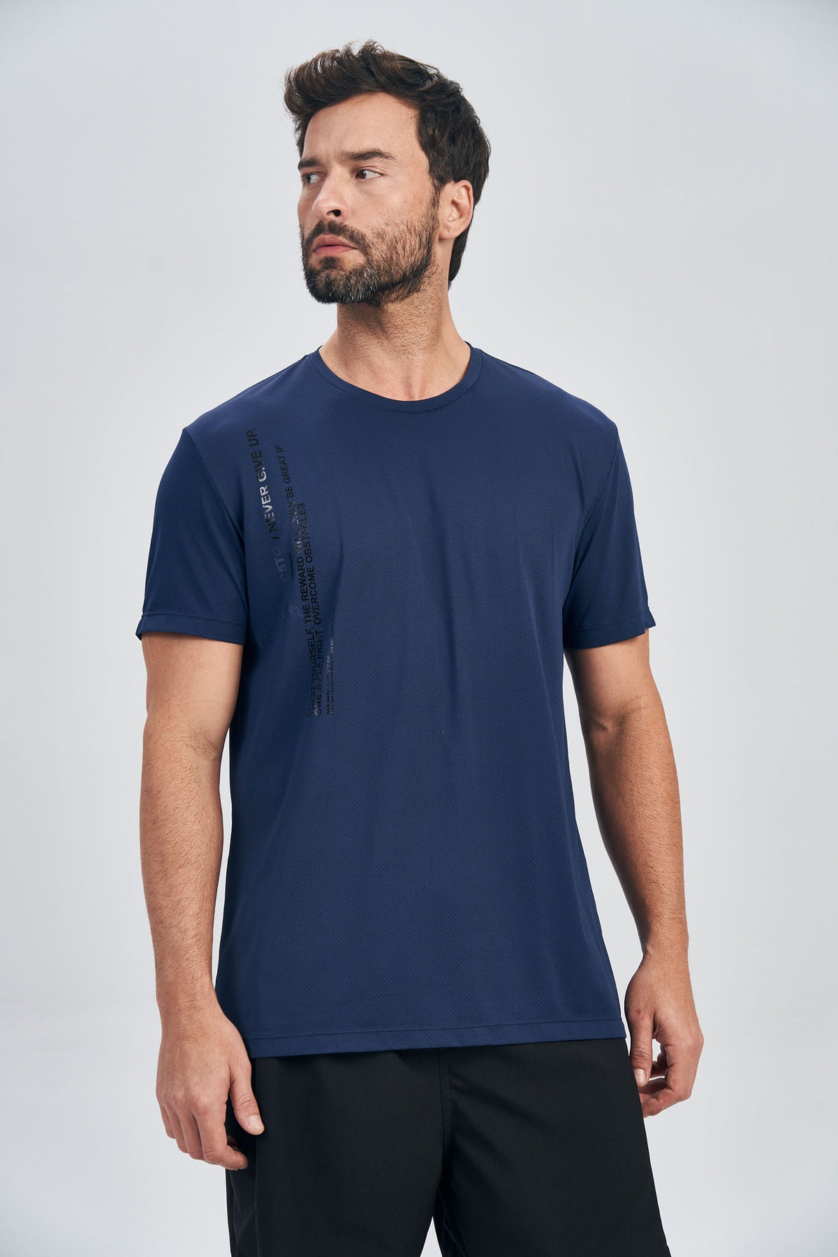 Camiseta Esportiva Dry Masculina Acostamento Marinho