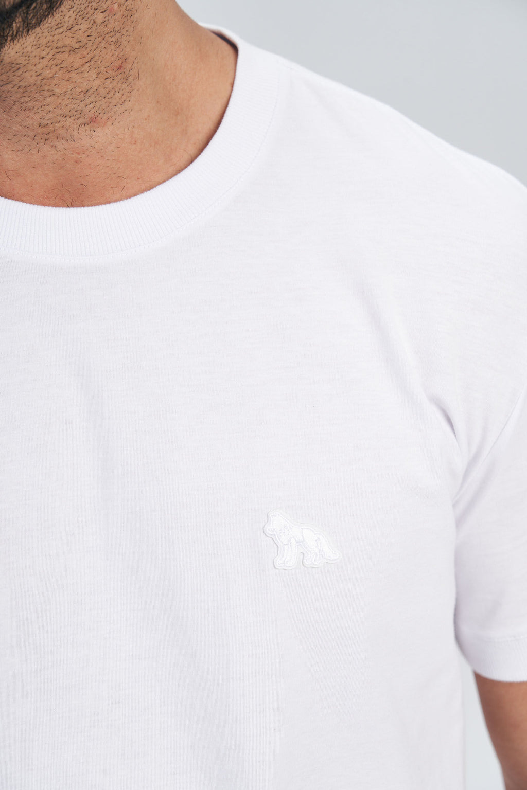 Camiseta Essential Real Masculina Acostamento Branco