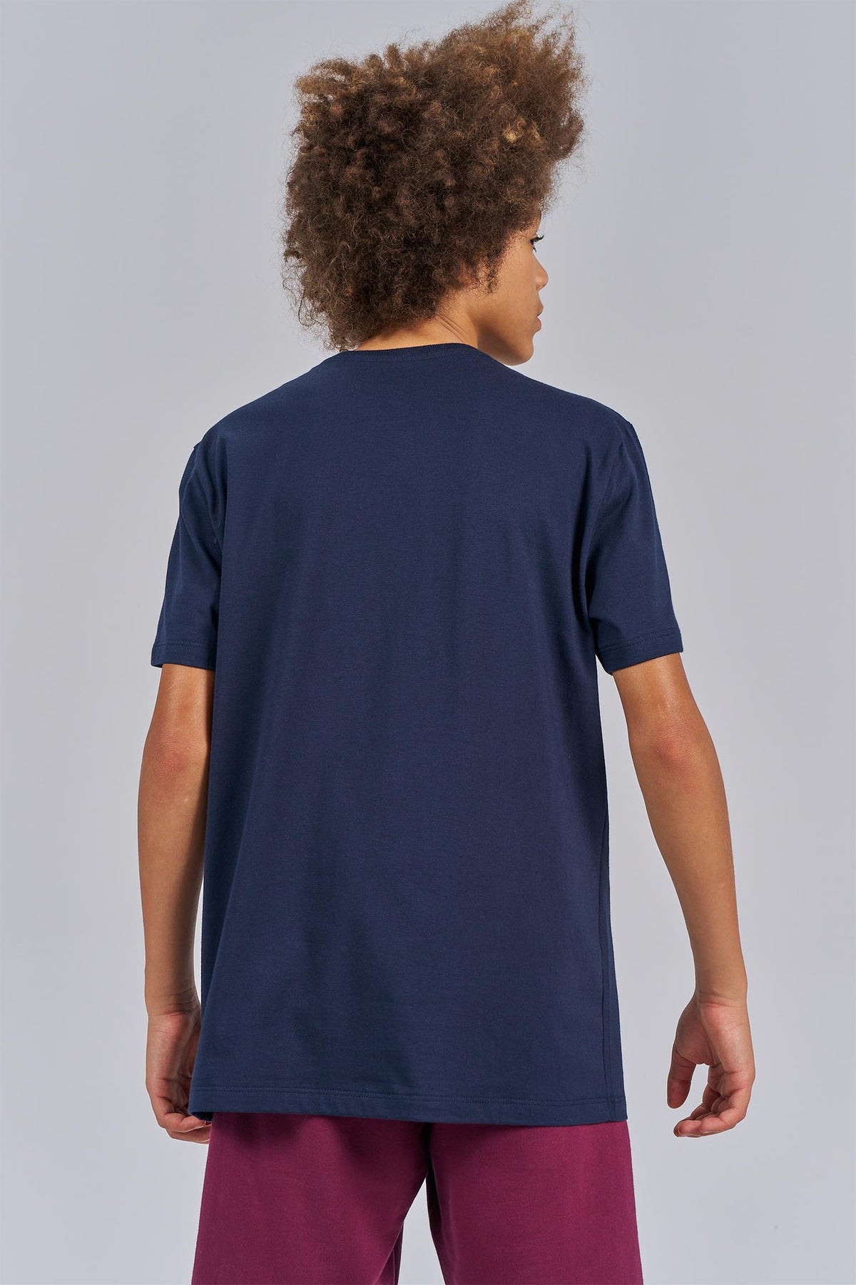 Camiseta Faixa Letters Menino Acostamento Next Marinho