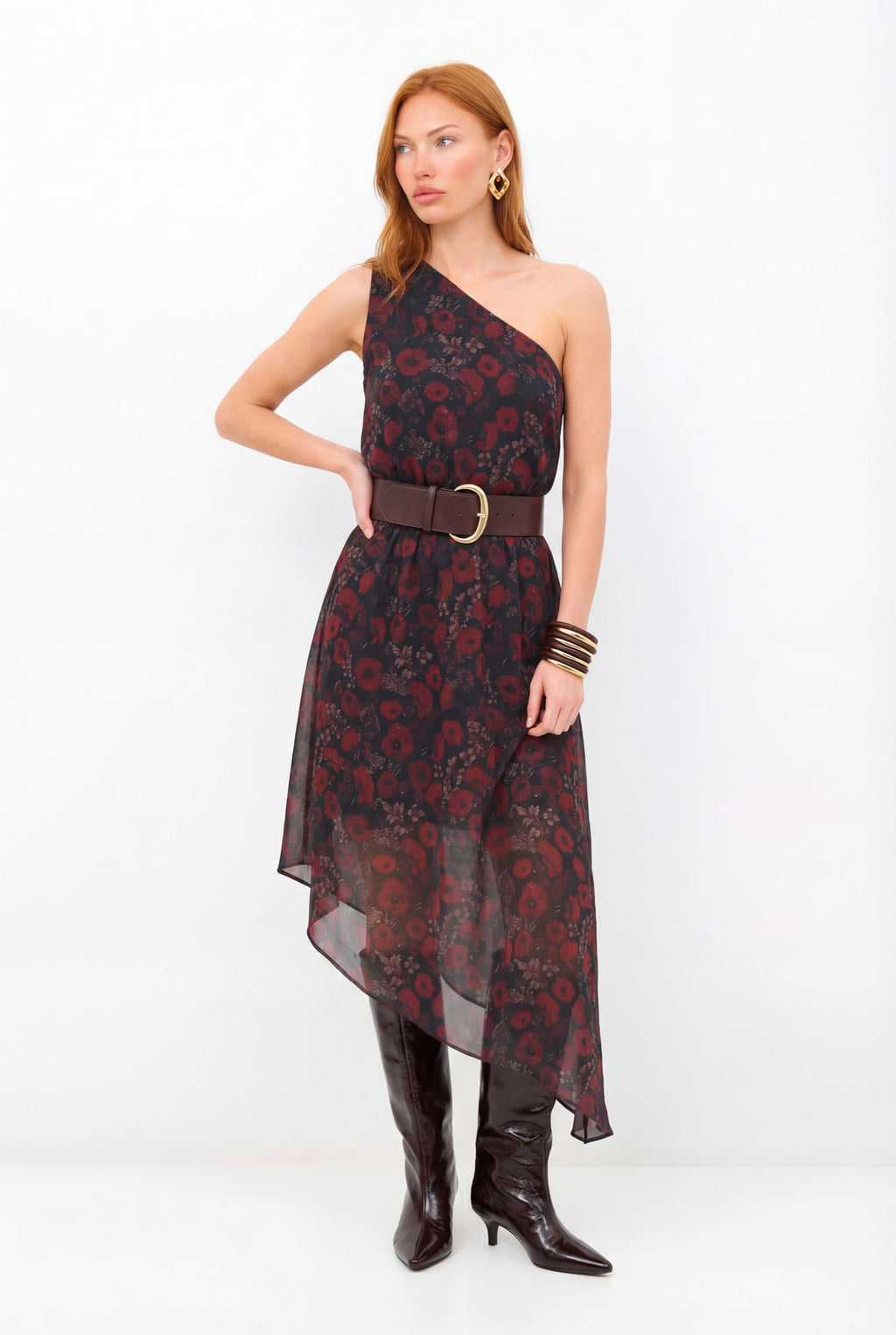 Vestido Estampa Floral ACT Feminino Velvet Garden