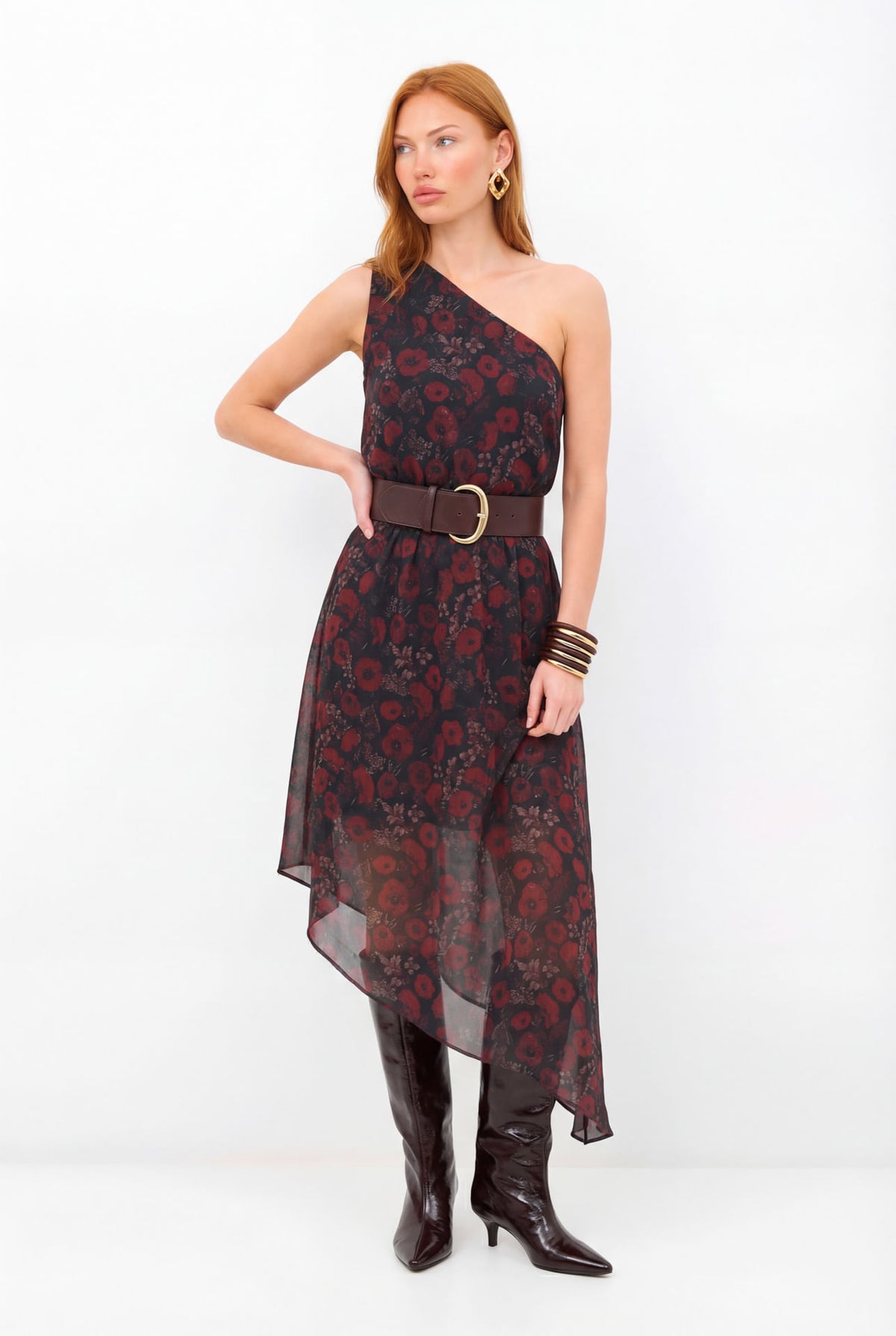 Vestido Estampa Floral ACT Feminino Velvet Garden