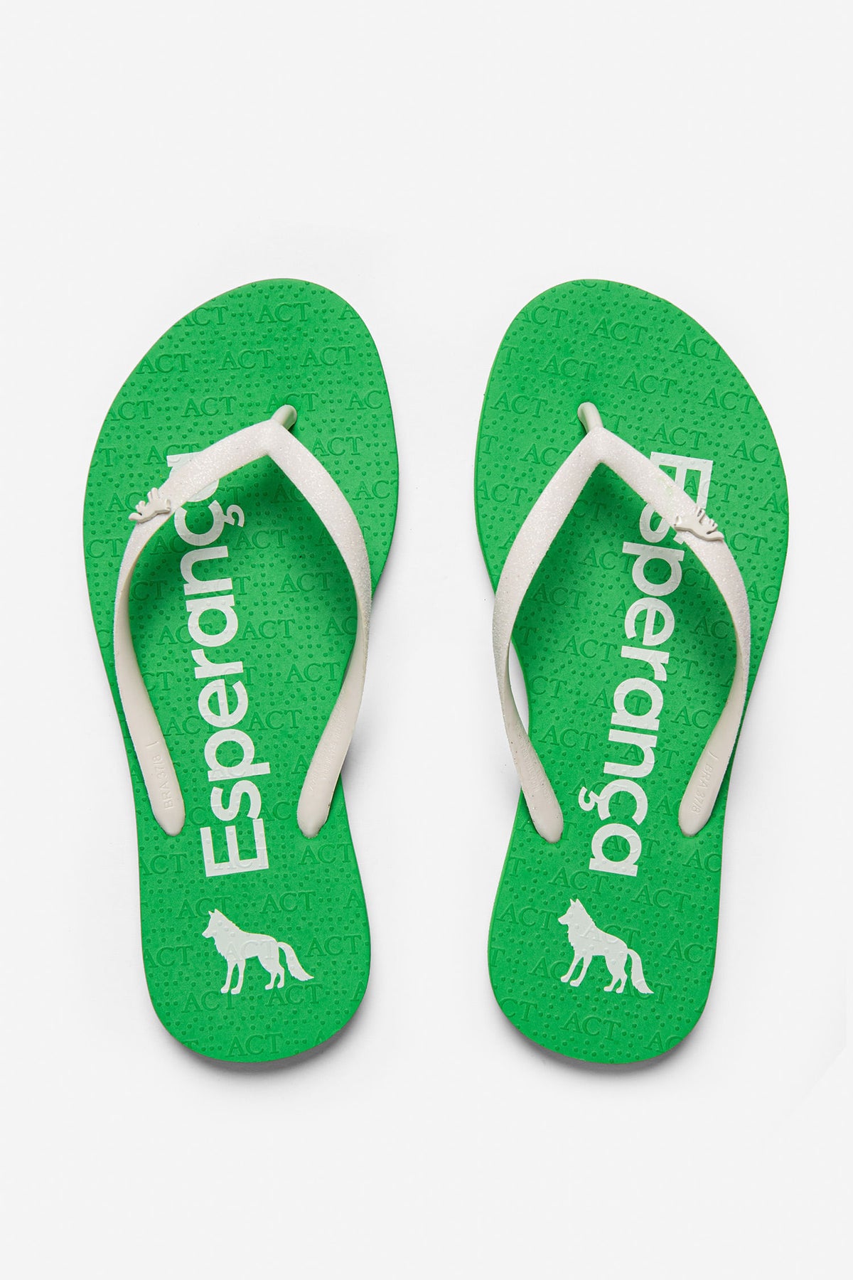 Chinelo Palavra Positiva ACT Feminino Verde