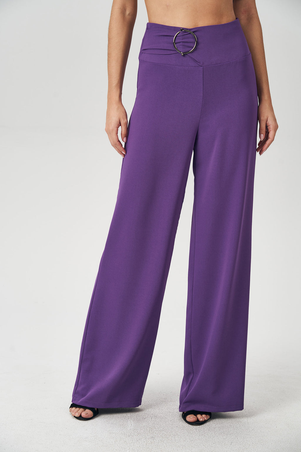Calça Fashion Argola Feminina Acostamento Purple
