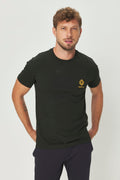 Camiseta Campo Mirassol Masculina Acostamento Verde Folhagem