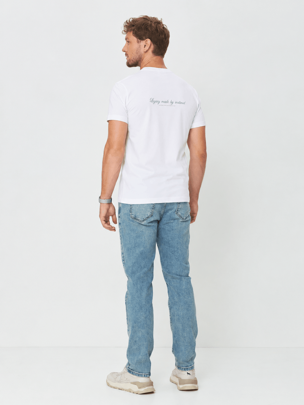 Camiseta Duo Lobo Masculina Acostamento Branco