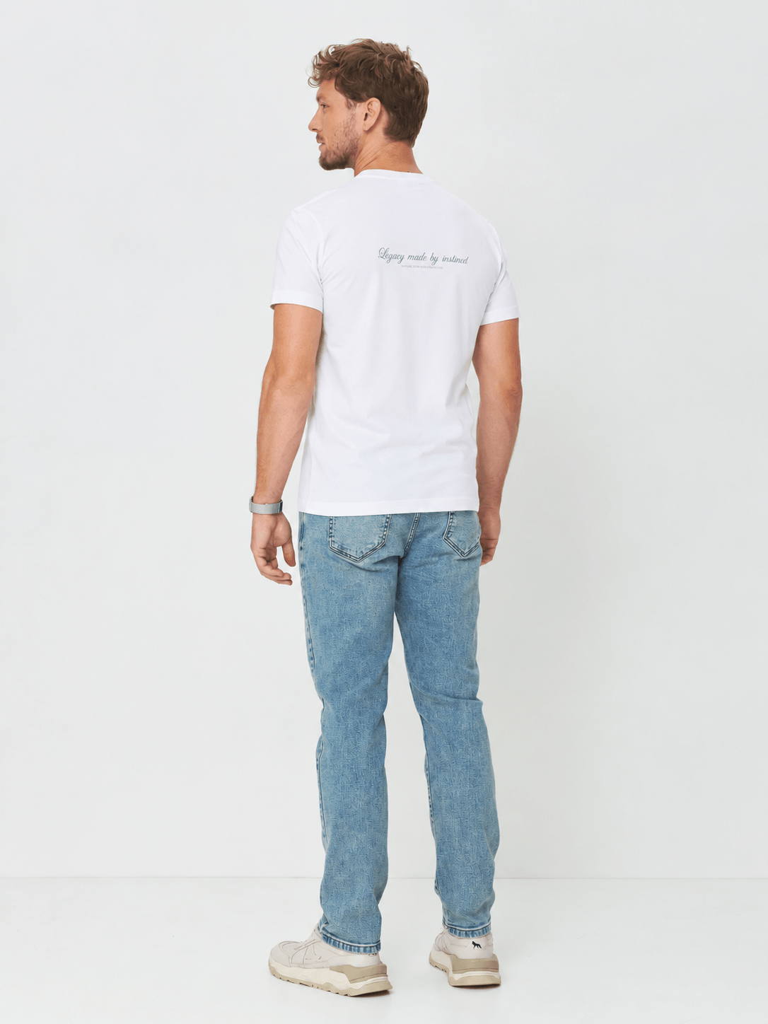 Camiseta Duo Lobo Masculina Acostamento Branco