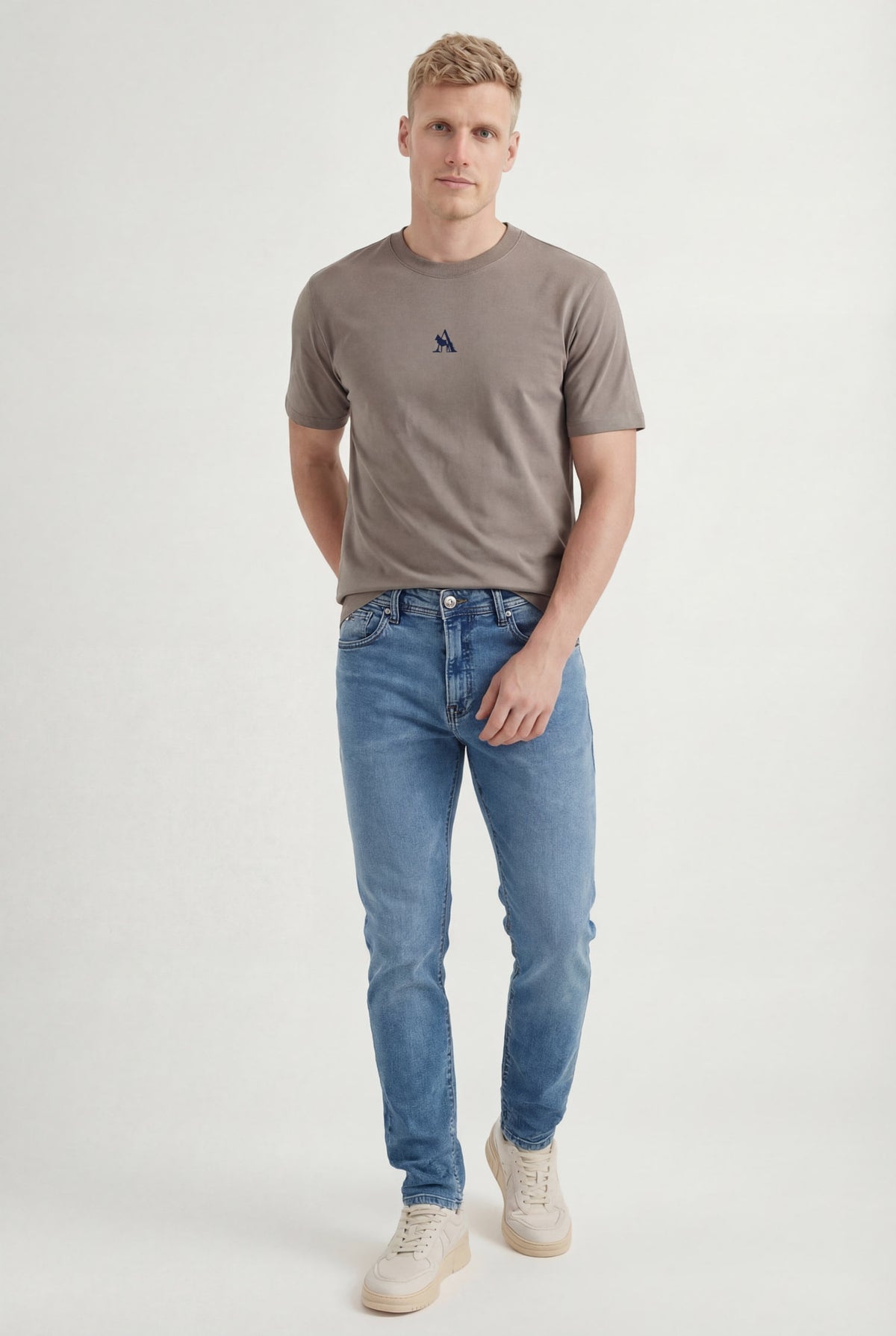 Calça Jeans Rock Urban Masculina Acostamento Jeans Intermediario