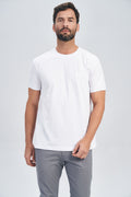 Camiseta Essential Real Masculina Acostamento Branco