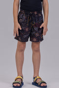 Shorts Estampado Menino Acostamento Next Play Hard