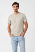 Camiseta Casual Masculina Acostamento Off White