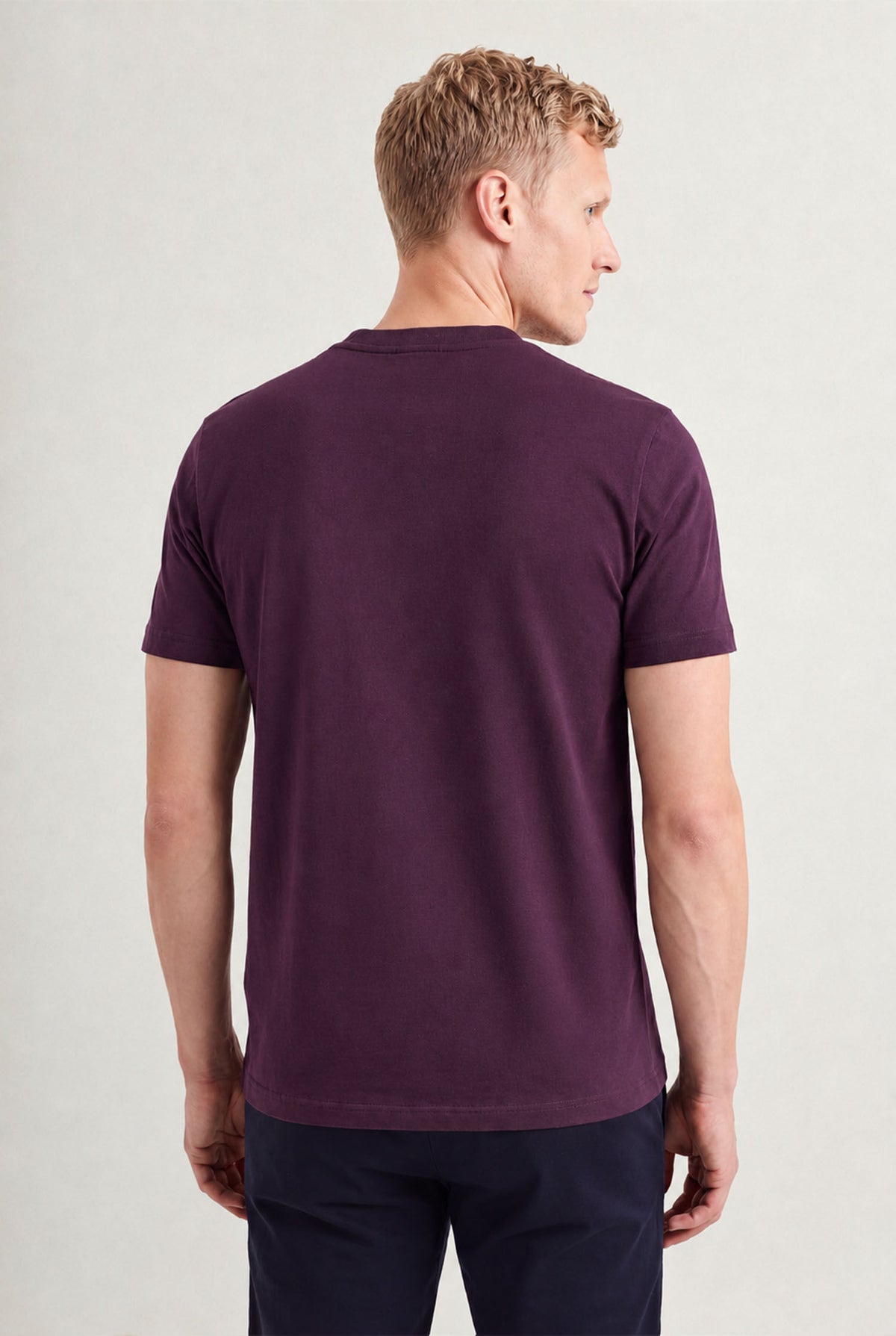 Camiseta Básica Lobo Bordado Masculina Acostamento Barca
