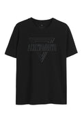 Camiseta Triangular Shape Masculina Oversize Acostamento Preto
