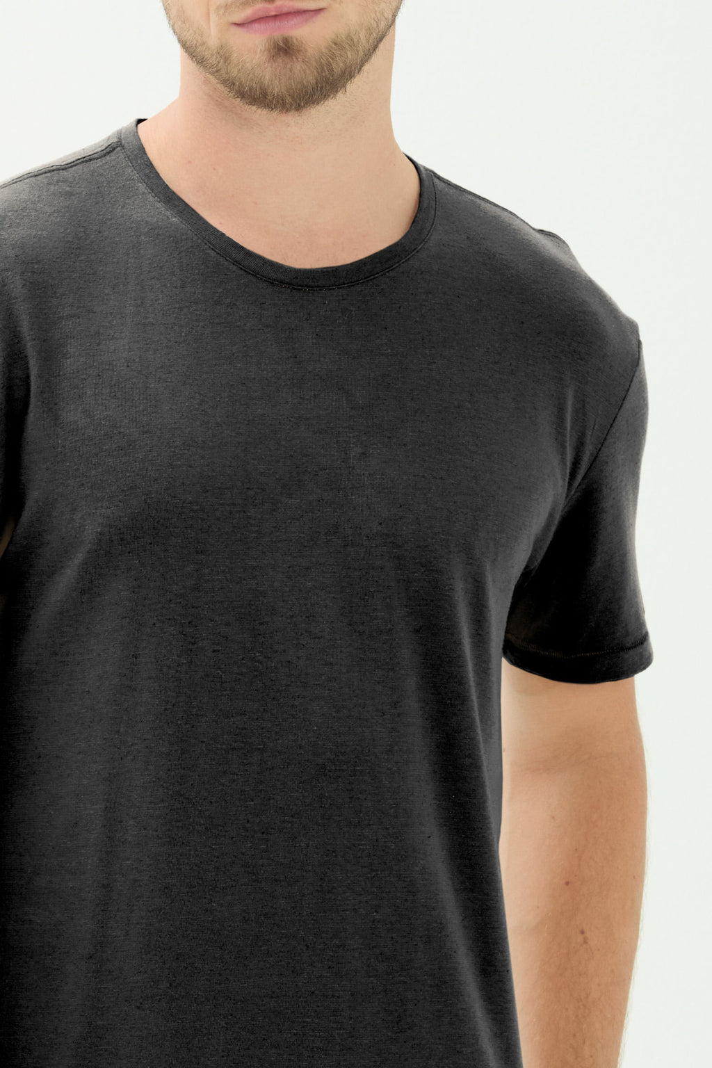 Camiseta Minimalista Masculina Acostamento Preto