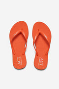 Chinelo Summer ACT Feminino Acostamento Orange Rust