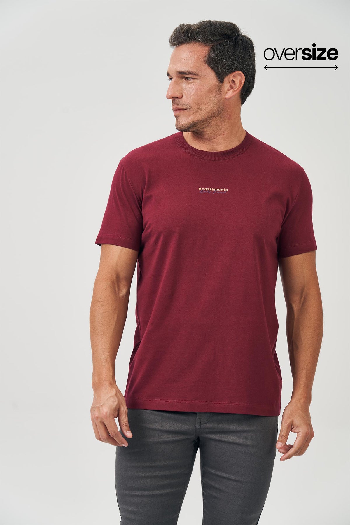 Camiseta Adventurous Wolves Masculina Oversize Acostamento Branco