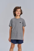 Camiseta Tag Menino Acostamento Next Mescla Grafite