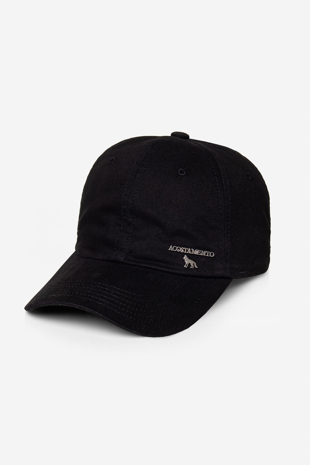 Boné Plaquinha de Metal Masculino Acostamento Preto