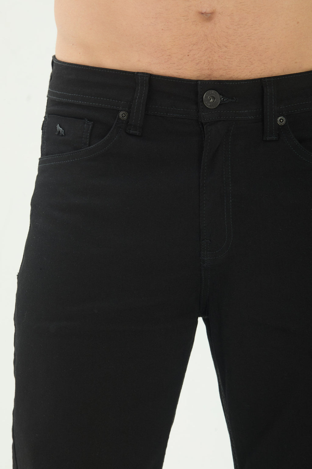 Calça Tech Sarja Regular Masculina Acostamento Jeans Escuro