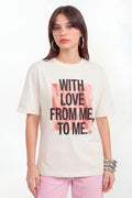 T-Shirt With Love Feminina Inblanche Off White