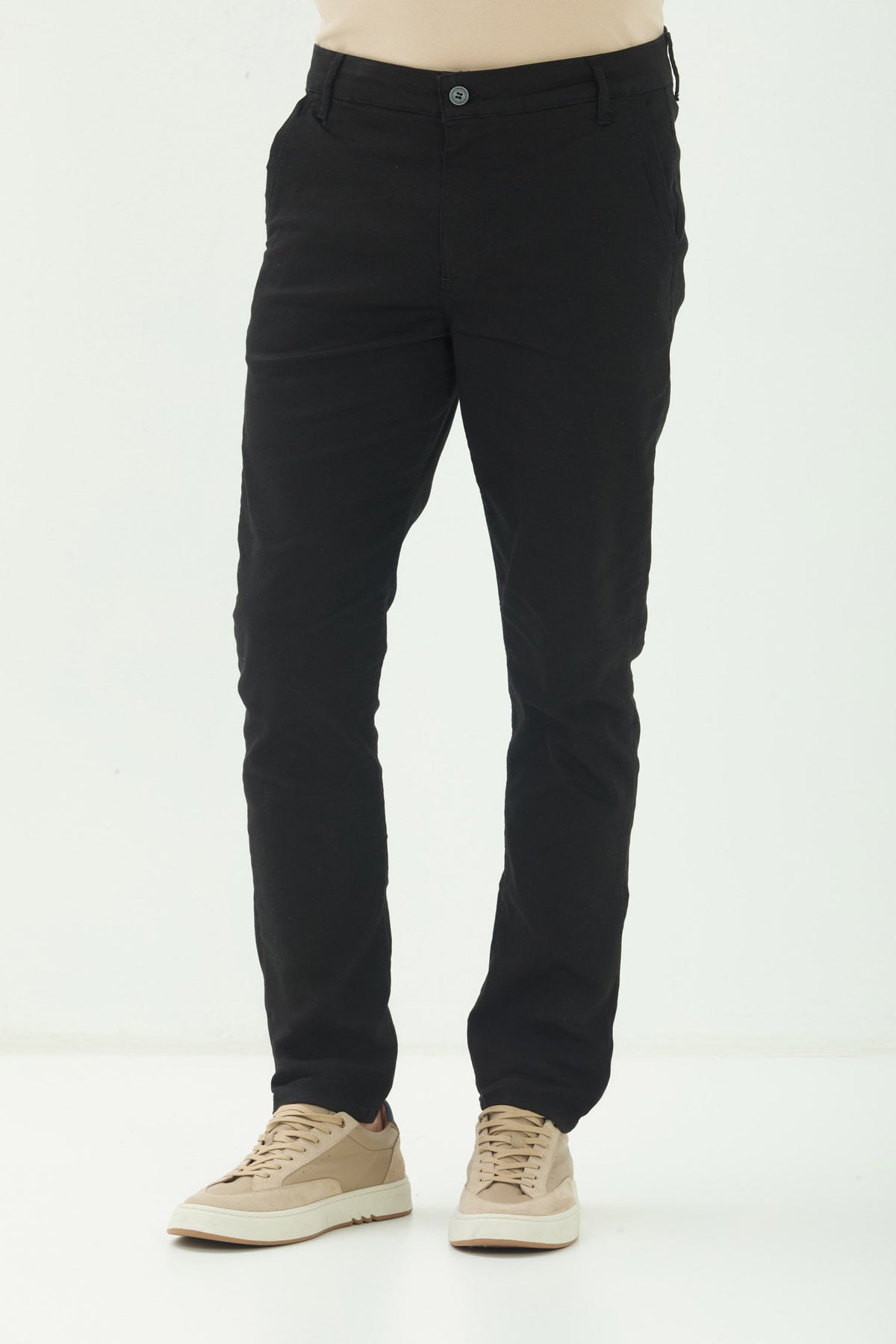Calça Tech Sarja Chino Masculina Acostamento Preto
