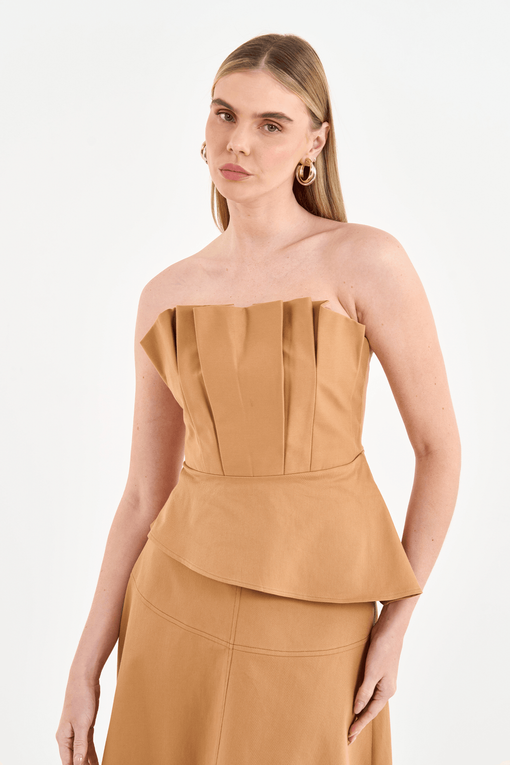 Blusa com Prega Sobreposta ACT Feminino Fendi