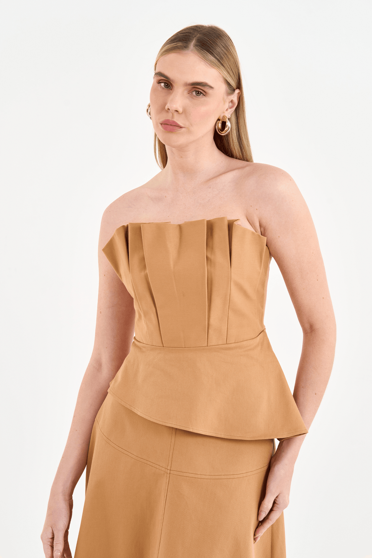 Blusa com Prega Sobreposta ACT Feminino Fendi