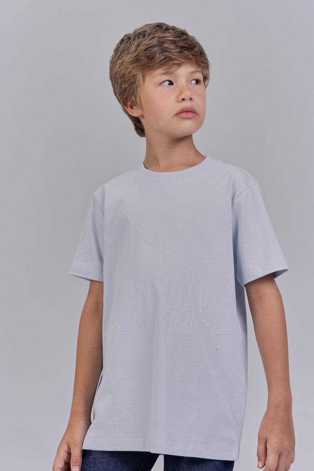 Camiseta Contorno Menino Acostamento Next Laranja Sunset